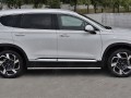 HYUNDAI SANTA FE 2021- Пороги труба 75х42 овал с проступью HSFO-003599