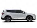 HYUNDAI SANTA FE 2021- Пороги труба 75х42 овал с проступью HSFO-003599