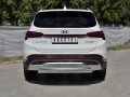 HYUNDAI SANTA FE 2021- Защита заднего бампера 75х42 дуга HSFZ-003602