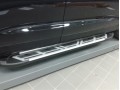 Пороги алюминиевые Audi Q3 с 2011 (Corund Silver)