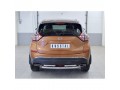 Защита заднего бампера Nissan Murano с 2016 двойная дуга 63мм + две дуги 42 мм