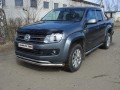 Защита переднего бампера Volkswagen Amarok с 2010 (Двойная 3)