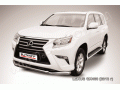 Защита переднего бампера Lexus GX460 с 2014 (двойная 2)