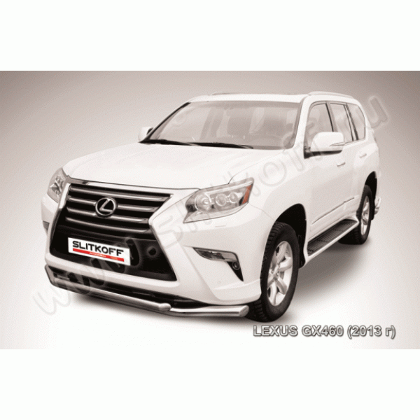 Защита переднего бампера Lexus GX460 с 2014 (двойная 2)