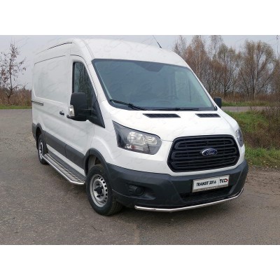 Защита переднего бампера FORD TRANSIT 2016- 42,4 мм