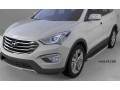 Пороги алюминиевые Alyans Hyundai Grand Santa Fe с 2013