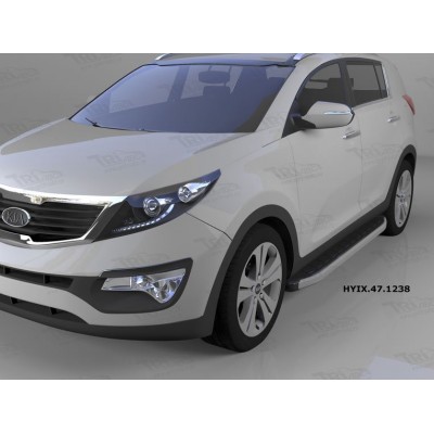 Пороги алюминиевые Alyans Kia Sportage 2010-2015