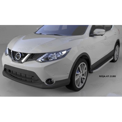 Пороги алюминиевые Alyans Nissan Qashqai с 2014