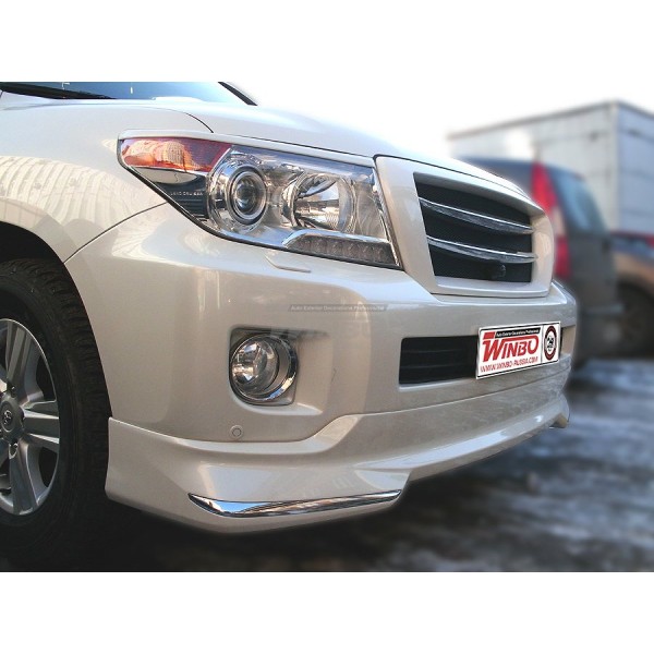 Накладки переднего и заднего бампера Toyota Land Cruiser 200 2012-2015