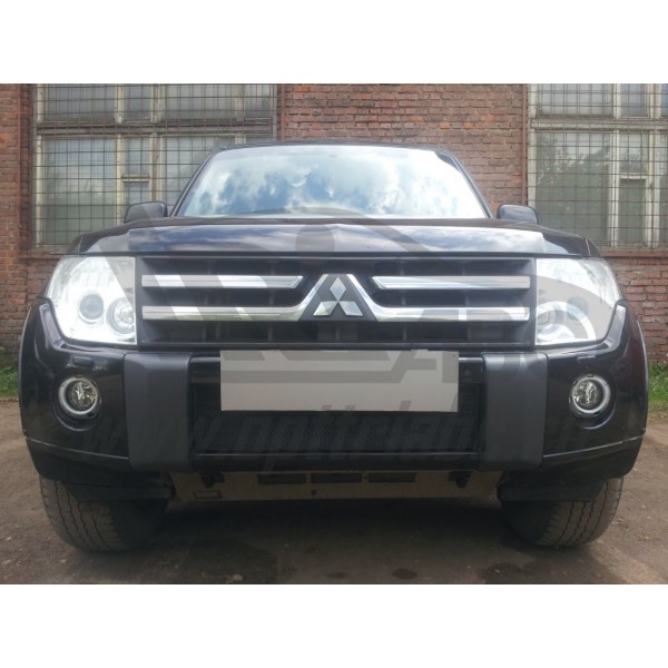 Защита радиатора Mitsubishi Pajero 2006-2011 (Black)