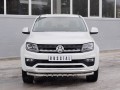 Защита переднего бампера VOLKSWAGEN AMAROK 2016-  D63 секция-D63 уголки+D42 зубы