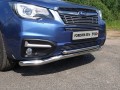 Защита переднего бампера Subaru Forester 2016-  (двойная) 60,3/42,4 мм