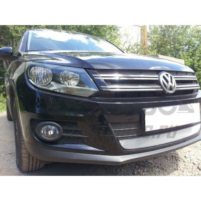 Защита радиатора Volkswagen Tiguan Sport&Style с 2011 (Chrome)
