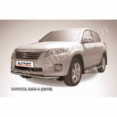 Защита переднего бампера Toyota RAV4 2010-2012