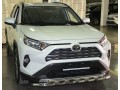 Защита переднего бампера Toyota Rav4 c 2019 двойная с перемычками