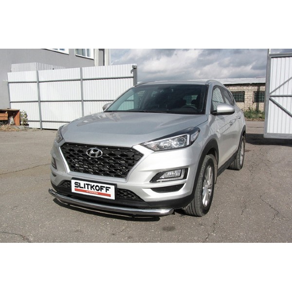 Защита переднего бампера d57 HYUNDAI TUCSON