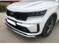 Защита переднего бампера Kia Sorento c 2020