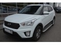 Боковые подножки Hyundai Creta c 2016 с накладным листом