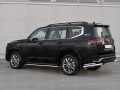 Защита заднего бампера Toyota Land Cruiser 300 c 2021 уголки d76 секции-d42 секции