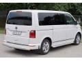 Защита заднего бампера D75x42 Volkswagen T6 (овальная)