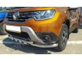 Защита переднего бампера Renault Duster c 2021 (G)