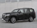 Защита переднего бампера Toyota Land Cruiser 300 c 2021 d76 секции-d76 уголки+клыки