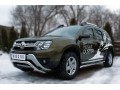 Защита переднего бампера Renault Duster с 2015 (Волна, вариант 2)