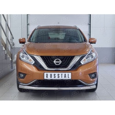 Защита переднего бампера Nissan Murano с 2016 секция 63мм или 42мм