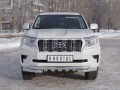 Защита переднего бампера Toyota Land Cruiser Prado 150 с 2017 (уголки+клыки)