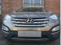 Защита радиатора Hyundai Santa Fe с 2012 (Black)