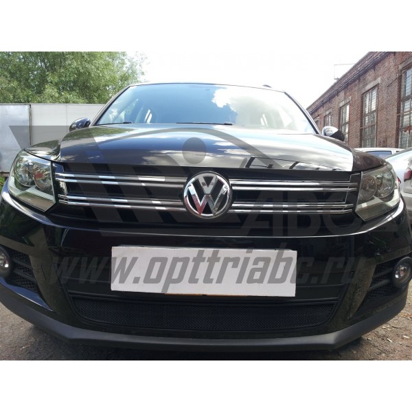 Защита радиатора Volkswagen Tiguan Sport&Style с 2011 (Black)