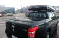 Крышка кузова пикапа белая/чёрная для Mitsubishi L200 2016- по Н В (двойная кабина)