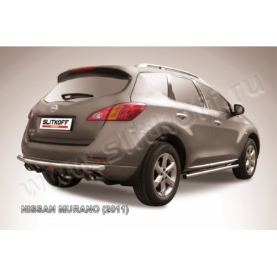 Защита заднего бампера Nissan Murano с 2010