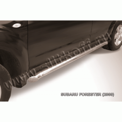 Защита порогов d76 труба Subaru Forester 2008