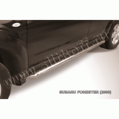 Защита порогов d57 труба Subaru Forester с 2008