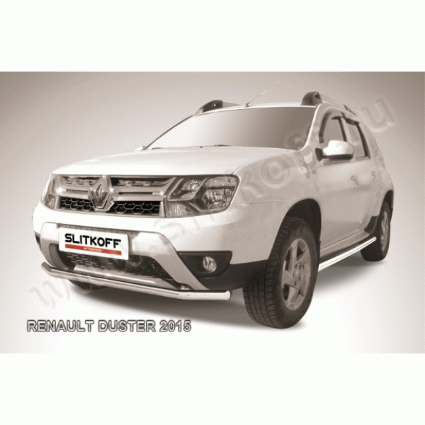 Защита переднего бампера Renault Duster с 2015