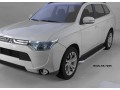 Пороги алюминиевые Ring Mitsubishi Outlander 2012-2015