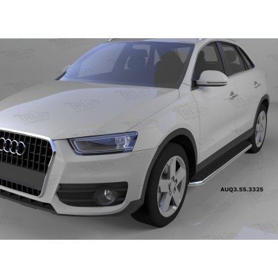 Пороги алюминиевые Ring Audi Q3 с 2011