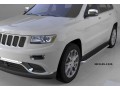 Пороги алюминиевые Ring Jeep Grand Cherokee с 2011