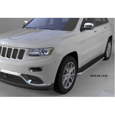 Пороги алюминиевые Ring Jeep Grand Cherokee с 2011