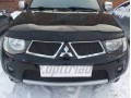 Защита радиатора Mitsubishi Pajero Sport 2010-2013 (Black)