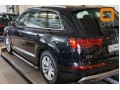 Пороги алюминиевые Brillant Audi Q7 с 2015 (черные)