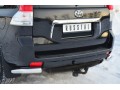 Защита заднего бампера Toyota Land Cruiser Prado 150 2009-2017 (Уголки)