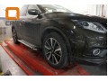 Пороги алюминиевые Brillant Nissan X-Trail с 2014 (серебристые)