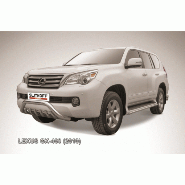 Защита переднего бампера Lexus GX460 2009-2014 (низкая 