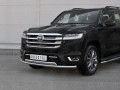 Защита переднего бампера Toyota Land Cruiser 300 c 2021 d63 секции-d75x42 дуга