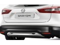 Накладка на задний бампер Nissan Qashqai с 2014 (для авто с парктрониками)