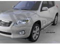 Пороги алюминиевые Brillant Toyota RAV4 2006-2012 (серебристые)