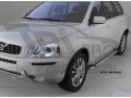 Пороги алюминиевые Brillant Volvo XC90 2002-2015 (серебристые)
