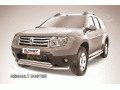 Защита переднего бампера Renault Duster 2010-2015 (Двойная)